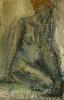 Huile, Papier maroufl, toile
Dimensions : 100 x 65 cm